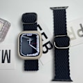 Miniatyrbild 3 av 4: Flätat stretchigt solo loop kompatibelt med Apple Watch Band 4 st A A 42/44/45/49mm