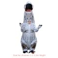 Miniatyrbilde 5 av 5: Oppblåsbar dinosaurkostyme Cosplay Fancy Dress Halloween Barn grønn voksen hvit white kids