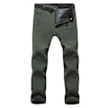 Miniatyrbillede 1 af 4: Vinter Varme Fleece Bukser Til Mænd Sweatpants Stretch Vandtætte
