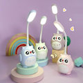 Miniatyrbillede 7 af 7: Sød Pink Mini Ugle Natlampe, USB Genopladelig, Sammenklappelig til Børneværelse Pink Pink Pink