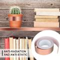 Miniatyrbild 5 av 5: Koppartejp Kopparfolietejp Kopparfolietejp Skärmtejp Kopparfolie Kopparband Självhäftande tejp Snigeltejp Snigelskydd