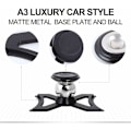 Miniatyrbillede 2 af 5: Magnetisk telefonholder til Audi A3 8V S3 8P, luftventilationsbilmontering, egnet til smartphone og GPS, med bil, 360° justerbar visning, sort