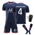 Miniatyrbild 5 av 11: 21-22 Paris hemtröja nr 30 Messi nr 7 Mbappe nr 10 Neymar fotbollströja sportkläder Paris home number 7 with socks S#