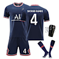 Pikkukuva 5 / 11: 21-22 Pariisin kotipaita nro 30 Messi nro 7 Mbappe nro 10 Neymar jalkapallopaita urheiluasu Paris home number 7 with socks XS#