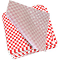Miniatyrbillede 1 af 7: Fedtfrit Papir, 100 stk Mad Burger Indpakningspapir Fedtfrit Fisk og Pommes Frites Hamburger Sandwich Indpakningspapir Rød Trykt