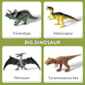 Pikkukuva 3 / 5: Tyrannosaurus Rex -dinosaurin kuljetusautosetti, Taaperon dinosaurusten kuljetusauto