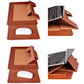 Miniatyrbillede 4 af 10: Laptopväska Case til Macbook HP Dell Lenovo Huawei NAVY Blå Navy Blue 13-13.3 inch
