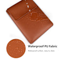 Miniatyrbillede 8 af 10: Laptop Sleeve Case til Macbook HP Dell Lenovo Huawei MØRK Grøn Dark Green 14-14.5 inch