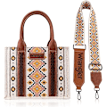 Miniatyrbillede 1 af 5: Wrangler Tote Taske Dame Western Tasker