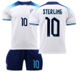 Miniatyrbillede 1 af 11: 22-23 England hjemme VM-trøje nr. 9 Kane 10 Sterling 19 Mount 20 Foden fodbolduniform 2223 England home number 10 #28