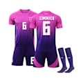 Miniatyrbilde 1 av 2: 25 Tyskland Borte Rosa Nr. 6 Kimmich Fotballdraktsett Inkluderer Barn og Voksenstørrelser Nr. 6 Kimmich Nr. 6 Kimmich no. 6 Kimmich 22（120-130CM)