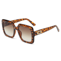 Miniatyrbillede 1 af 5: Ins store ramme UV 400 beskyttelse, der reducerer blænding solbriller tortoiseshell frame