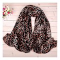 Miniatyrbilde 1 av 4: Damer Kvinner Mote Dyr Leopard Trykk Wraps Sjal Chiffon Sjal Stor Stola (Leopard2)