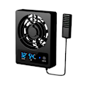 Miniatyrbillede 6 af 11: Ventilationsventilator til reptilterrarium, affugter til regnskov degrees Celsius one