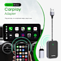 Pikkukuva 2 / 5: Langaton CarPlay-sovitin: Plug-and-Play AI BOX Apple CarPlaylle, muuntaa langallisen langattomaksi