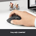 Miniatyrbillede 7 af 9: M720 Triathlon Multi-enheds Trådløs Mus, Bluetooth, USB Unifying Receiver, 1000 DPI, 8 Knapper, Kompatibel med Laptops, PC, Mac, iPadOS - Sort