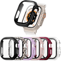 Miniatyrbillede 1 af 5: 6-pak etui til Apple Watch Ultra 49 mm med skærm i hærdet glas 6-pak 3 6-Pack 3 49mm