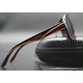 Miniatyrbild 4 av 5: Carrera Ruthenium Pilot Solglasögon för Män med Gradientlinser + Fodral Brown