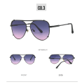 Miniatyrbilde 1 av 7: Motetrendy solbriller med tilpasset logo, luksuriøse briller, UV400-briller, engros metall solbriller for kvinner og menn 2024 C3 fashion sunglasses