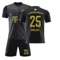 Miniatyrbild 1 av 11: 21-22 Bayern borta svart nr 25 Muller tröja nr 9 Lewandowski fotbollströja kostym nr 10 Sane guldbokstäver 2122 Bayern away number 25 26#