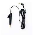 Miniatyrbillede 1 af 5: QC15 Hovedtelefoner udskiftningskabel Kompatibel med Bose QuietComfort 15 QC15 QC2 Hovedtelefoner (Sort) Ingen Hvedetråd