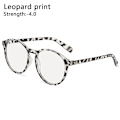 Pikkukuva 1 / 10: -1.0~-4.0 Myopia Lasit Leopardikuvioinen Voimakkuus 4.00 Leopardi Hinta leopard print Strength 4.00-Strength 4.00