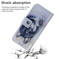 Miniatyrbillede 4 af 5: Kompatibel med Nokia C21 Plus Etui Ulve-Mønster Magnetisk Flip Wallet Telefonetui Støtte Kreditkortspor Cover SQBB