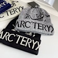 Miniatyrbillede 5 af 5: Arcteryx Udendørs Efterår Og Vinter Varme Ski Ørevarmere Vild Mode Strikket Hue black
