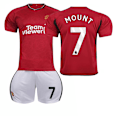 Pikkukuva 1 / 11: 23-24 Manchester Unitedin kotijoukkueen punainen Red Devils -jalkapalloasusetti nro 10 Rashford 21 Anthony 25 Sancho 7 Mount 2324 Red Devils Home No. 7 #M