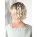 Miniatyrbilde 3 av 5: Damperuk gradient blond kort krøllet hår