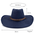 Miniatyrbillede 3 af 4: Vintage Cowboy Hat til mænd og kvinder Yellow