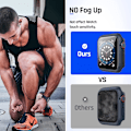 Miniatyrbilde 3 av 5: Vanntett deksel for Apple Watch 40mm SE (andre generasjon) Blå Blue 40mm