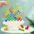 Miniatyrbillede 4 af 5: Tetra Tower Balance Game, Tetris Stress Relief Games 48PCS