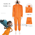 Miniatyrbilde 1 av 4: Movie Vector Cosplay Kostyme Oransje Jakke Bukser Briller Kostymesett Spongebob Parykk Halloween Maskeraddräkt Sett Party Sett XXL-WELLNGS XXL