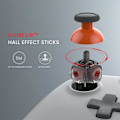 Miniatyrbillede 2 af 6: 2.4g Trådløs Controller til Windows PC, iPhone, Android, Switch & Steam, Bluetooth Controller Hall Effect Trigger, Turbo, Rumble Vibration (Gul) Yellow