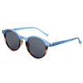 Pikkukuva 1 / 7: 2024 Tyylikkäät pyöreät retro klassiset monityyliset UV 400 polarisoidut tukkuhinnat Aurinkolasit miehille ja naisille mukautettu logo C17 CRYSTAL BLUE DEMI/GREY Polarized HD Shades