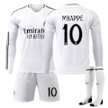 Miniatyrbild 1 av 2: Real Madrid Barn Hemmatröja Set 2024-2025 Höst & Vinter Nr 10 Strumpor 3XL MBAPPE Nr 11 strumpor No. 11 socks 3XL