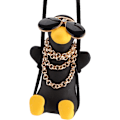 Pikkukuva 1 / 5: Auton lisävarusteet Swing Duck Swinging Duck Auton riipuskoriste Ihana Swinging Duck Auton riipus Siisti lentävä ankka aurinkolaseilla Auton taustapeili Black