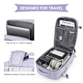 Miniatyrbilde 4 av 5: Kabinbagasje 45x30x16 Undersete Ryggsekk for Fly håndbagasje Undersete Carry On Ryggsekk Laptop Bag Kvinne Reisebagasje med Sko-rom,A purple