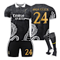 Miniatyrbillede 1 af 2: 23-24 Real Madrid fodboldtrøje dragemønster version børn og voksne sæt sportstrøje NO.24 ARDA GULER NO.24 ARDA GULER XL