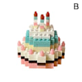 Miniatyrbild 1 av 5: Byggklossar Tårta block Vuxen pussel leksak Födelsedagspresent för Gi cake 5*5*5cm