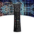Miniatyrbild 5 av 5: Ersättningsfjärrkontroll för HD Nano Hdtv Box, modell H04s Controller