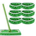 Miniatyrbild 1 av 5: Swiffer Sweeper Mop-ersättningsplattor, dukar till Swiffer golvmopp, återanvändbara Coverz 6PCS 6PCS