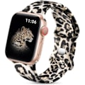Miniatyrbillede 2 af 5: Silikonrem til Apple Watch, LEOPARD, 42/44/45 mm, Multifarvet, Størrelse S