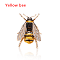Pikkukuva 1 / 5: Kimalainen Rintaneula Bee Insect Pin Anima Enamel KELTAINEN BEE - spot sale