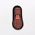 Miniatyrbild 2 av 3: 2X Barn Vuxen Bomullssockor Halkfria Andningsbara Silikon Yoga Anti-skid Fitness Svart Black Kids