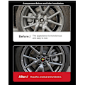 Miniatyrbild 2 av 5: Tesla Model 3 YSX Hjulkapselkit Navkapsel Hjulmutter Skydd Svart Röd Vit Grå Med 4 Navkapslar 20 Mutter Sky(FQ) Black Red Matte