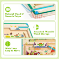 Pikkukuva 8 / 8: Montessori-lelu, magneettipeli, labyrintti, 3-4-5-vuotiaille, magneettipeli lapsille 3-vuotiaasta, pojille, värit ja numerot, opettavainen lelu Dinosaurie