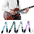 Miniatyrbild 2 av 5: Justerbar gitarrrem Justerbar gitarr axelrem Elektrisk gitarr axelrem Med tryckt gitarr axelrem för Storbritannien Water blue 0.1