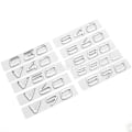 Miniatyrbild 3 av 5: 3D-bokstäver för Volvo C30 V40 V50 V60 V90 S40 S60 S80 S90 Xc40 Xc60 Xc90 Emblem Logo Badge Sticker Tillbehör S60 S60 Glossy Black